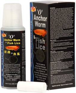 VAYINATO Ocean Free O Anchor Worm & Fish Lice, 125ML Aquarium Tool