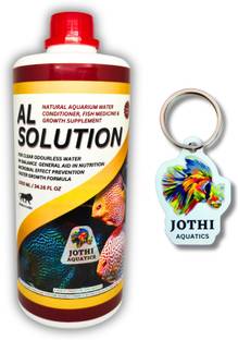 Jothi Aquatics AL-Solution Natural Aquarium Water Conditioner & Fish Growth Booster Solution Aquatic Plant Fertilizer