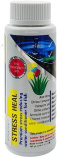 AQUATIC REMEDIES Stress Heal (100 ml) for Fresh and Marine Aquarium Aquatic Plant Fertilizer