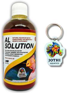 Jothi Aquatics AL- Solution - Almond Leaf extract based Aquarium water conditioner & Medicine Aquatic Plant Fertilizer