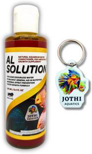 Jothi Aquatics AL-Solution Natural Aquarium Water Conditioner & Fish Growth Booster Aquatic Plant Fertilizer