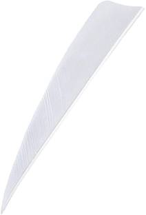 SILNOVO 12 Pieces 5 Inch Archery Arrow Feathers Fletching Vanes White Arrow