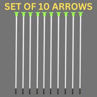 Medivedas Archery Set for Kids 10 Arrows Toys - Green (10 Arrow) Arrow