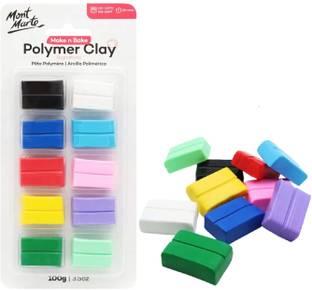 Qalam Kaari Make n Bake Polymer Clay 10pce, Modelling Clay, Art And Clay Art Clay