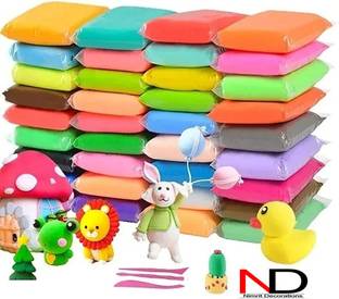 Nimrit Decoration Colors Air Dry Clay. Super Light DIY Clay for Model Air Dry Clay Fun Toy Art Clay
