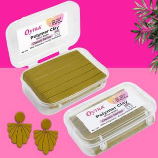 ओयत्रा CLASSIC Polymer Clay Yellow Brown 100 Gram आर्ट क्ले