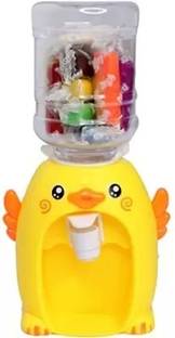 FABPRODUCTS Small Cute Multicolour Duck Water Dispenser with Multicolored Clay(0.25 kg) Art Clay