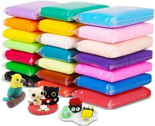 Eclet (Pack of 12) Air Dry Clay,Colorful Children Soft Clay,Creative Art Crafts-y Art Clay