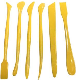 53 Arts 6pcs Set Plastic Crafts Clay Modeling Tool Pottery Carving Tools Art Clay