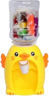 PKM Mini Duck Shape Drink Water Dispenser Toy with Multicolored Clay. Art Clay