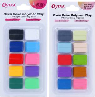 OYTRA Polymer Clay Bake and Set ( 24 Colors ) Art Clay