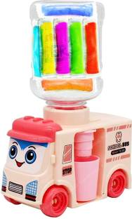 Bhive School Bus Toy with Water Dispenser and Clay for Kids Art Clay