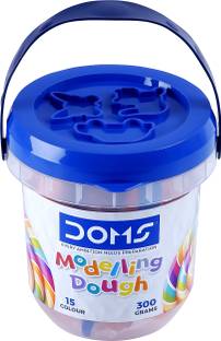 DOMS MODELLING DOUGH 15 SHADES(300 GM) Art Clay