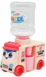 Sannu Toy School Bus Mini Water Dispenser Toy for Kids Boys and Girls (Multicolor) Art Clay