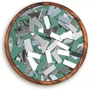 BDRMKH Rectangle Shape Mirrors for Craft Work-Mud Art, Lippan Art, Mandala Art 100 Pcs