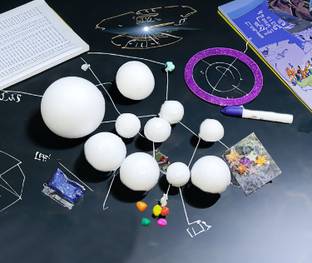Dhinchak Solar System Making kit DIY Educational for Kids and All for Project Work