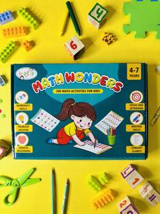 Haplapkit Math Wonders 200 Fun And Interactive Maths Activities -Educational Kit