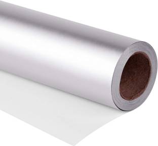 SUPERFAB Silver Gift Wrapping for Packing, Hampers, Size 24inch X 46inch