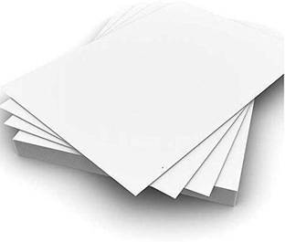 Vibhuti Crafts A4 White Mount Board (Set of 20) - 350 GSM, Acid-Free for Crafts