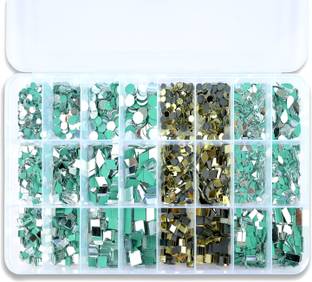 CLICKEDIN Mirror Craft 24 Shapes Lippan Art Mirror For Lippan Art And Etc 3700 Pcs