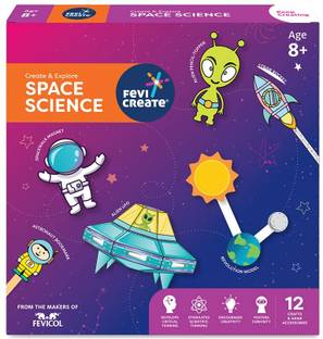 Fevicreate Space Science Kit, DIY Art & Craft Set, Includes Space Themed Activities & Game