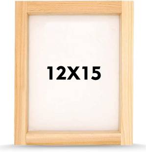 CMR Wooden Screen Printing Frame with Pre-Stretched 120 Nylon Mesh (12X15 Inch)