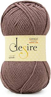 GANGA Desire Hand Knitting and Crochet yarn (Cappuccino) (200gms)