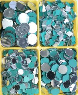 SK ART GALLERY 4 shape mirror 6,10,12no.round.52no.barfi