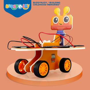 Buddynjoy BJ Toy Solar Car DIY STEM | STEAM Kit Perfect Birthday Gift for Kids 6+ Years