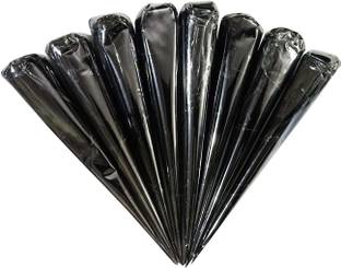 Craftolive Black Ceramic Cones (Liquid Paste) for Art & Decorative Purpose (8 cone)
