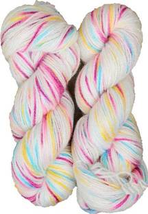 Oswal wool Knitting Yarn Wool, Icey Magenta 200 gm Woolen Crochet Yarn Thread. Best Used with Knitting Needles, Crochet Needles. Wool Yarn for Knitting. Best Woolen Thread