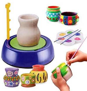 Just97 Pottery Wheel Set Clay Pot Making Machine Game P28