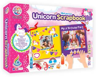 Ratnas Unicorn Scrapbook (1011) Make Your Own Scrapbook DIY Kit