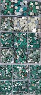BDRMKH 18 SHAPE OF MIRROR CRAFT ( TOTAL-1800 PICES,100 PIECE OF EACH SHAPE )