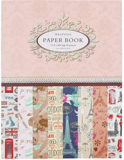 ASIAN HOBBY CRAFTS Wrapping Paper Book : Size : 225 x 304 mm x 16 Sheets (14-16C)