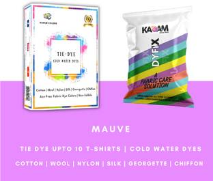 KADAM Tie Dye Colour Sachet | Mauve | 25g Pack | Tie Dye Colors…