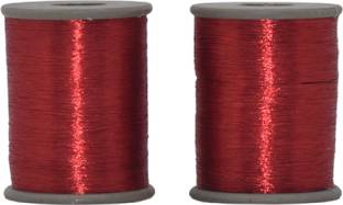 Hunny - Bunch Red - Metallic Zari Thread for Embroidery,Beading, Jewelry Making etc
