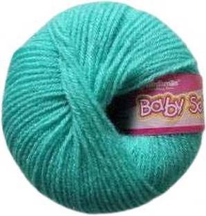 Vardhman Wool Baby Soft Wool Hand Knitting Soft Fingering Crochet Hook 6 pcs (150gms) Sky Blue