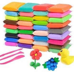 AS TOYS Air Dry Clay, Colorful Children Soft Playing Non-Toxic Clay with 3 Tools, Art Clay