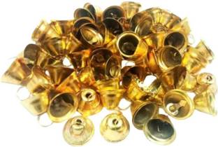 pisco DIY Hobby And Other Crafts Works Size 15mm (Small) Golden Metal Bells 100pcs