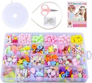 Vervita Jewelry Bracelet Making Kit for Girls And Kids, Necklace, Hairband & Rings Craft