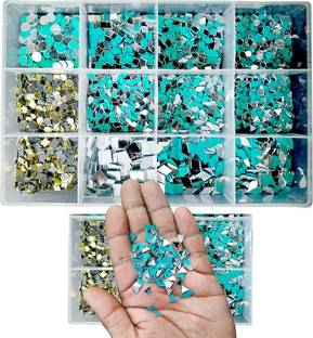 Sadhusadhya Mirror for Craft Work, Lippan Art Materials Kit (Pack of 2000 Mirrors)