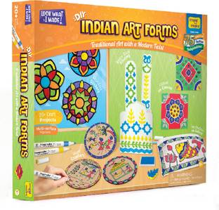 Imagimake Indian Art Forms - Learn 5 Indian - DIY Craft Kit For Kids 8 Years+