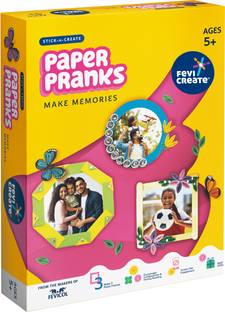 Fevicreate Make Your Own Photo Frame DIY Art and Craft Kit for Kids, 5 Year & Above