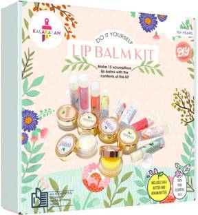 Kalakaram DIY Lip Balm Making Kit, Make 15 Lip Balm With This Kit, Adults Hobby Craft Kit