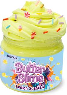 HOTKEI Fluffy Soft Stretchy Butter Slime Toys Kit Set Birthday Gift for Kids Boys Girls