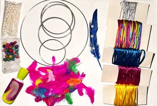 KHUSHA CREATIONS DIY Designer Dream Catcher Making Kit/Hobby Craft/Make Your Dreamcatcher