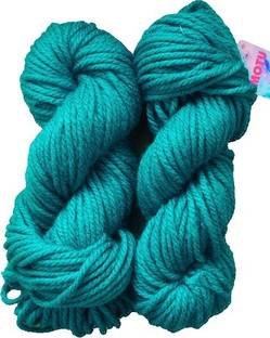 GANGA Motu Thick Chunky Hand Knitting Yarn (Teal)(Hanks-200 grams)