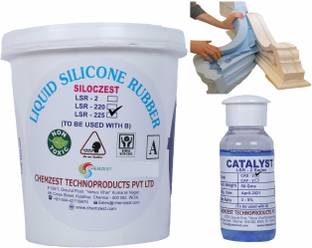 SILOCZEST LSR225 Slow Liquid Silicone Rubber for Artificial Stone, Wood Mold Making