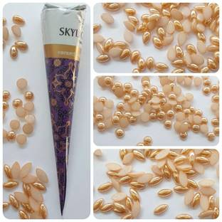 SK ART GALLERY Ceramic Stone Bead,3 different shape,per shape 25g,total 75g.1 fabric glue free